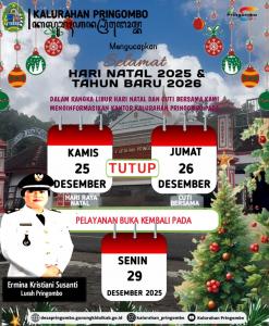 Selamat Hari Natal 2025 dan Tahun Baru 2026